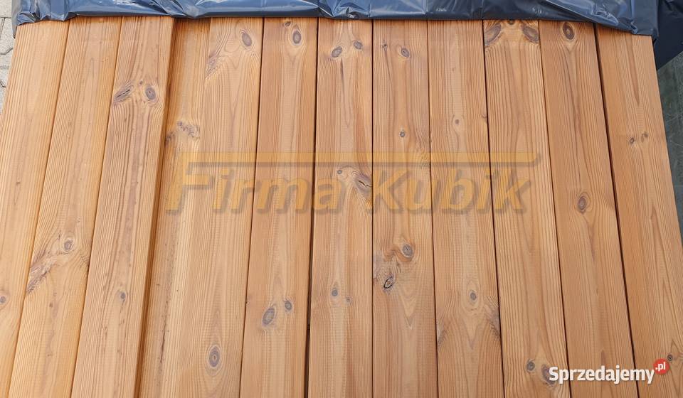 Deska heblowana elewacyjna termo sosna gładka na