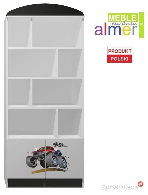 MONSTER TRUCK 20 N6 regał dziecięcy 80x40 w190 pomorskie Sopot