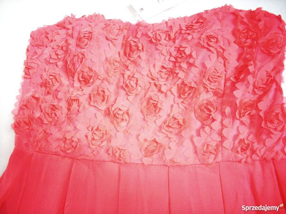 AMISU sukienka PŁATKI wesele Cudna Nowa 40 L Nowy Sącz