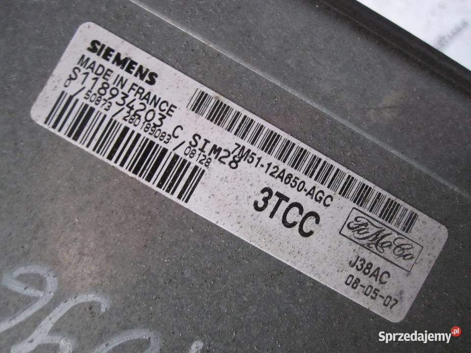 FORD FOCUS komputer sterownik silnika