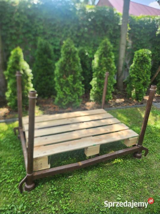 Stojak paletowy 120x80x70 składany stalowy Magazynowanie Poznań