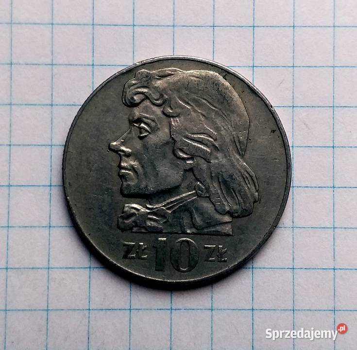 10 ZŁOTYCH 1970 POLSKA TADEUSZ KOŚCIUSZKO Numizmatyka lubelskie