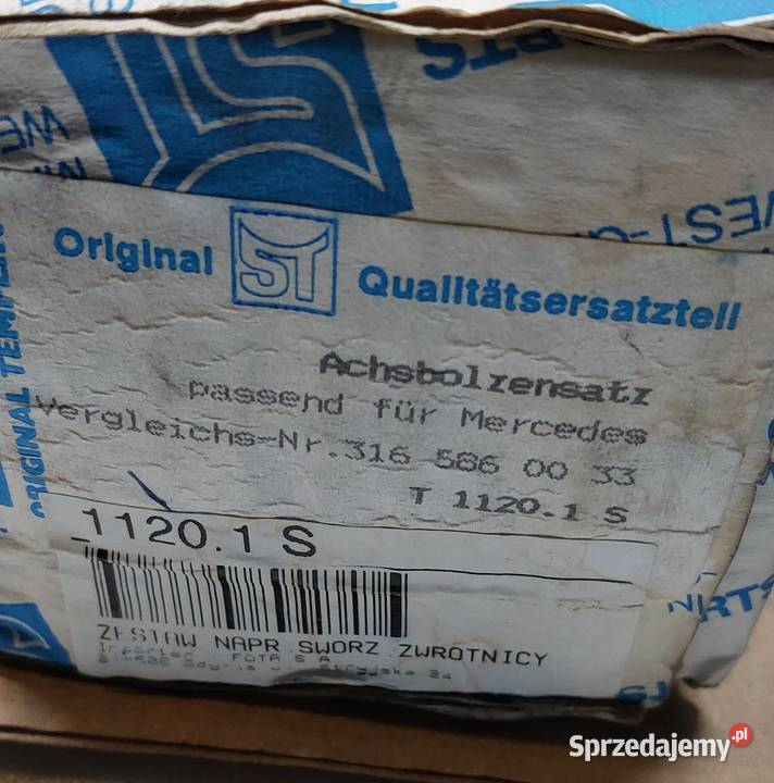 ZESTAW NAPRAWCZY ZWROTNICY MERCEDES 3165860033 osobowe dolnośląskie