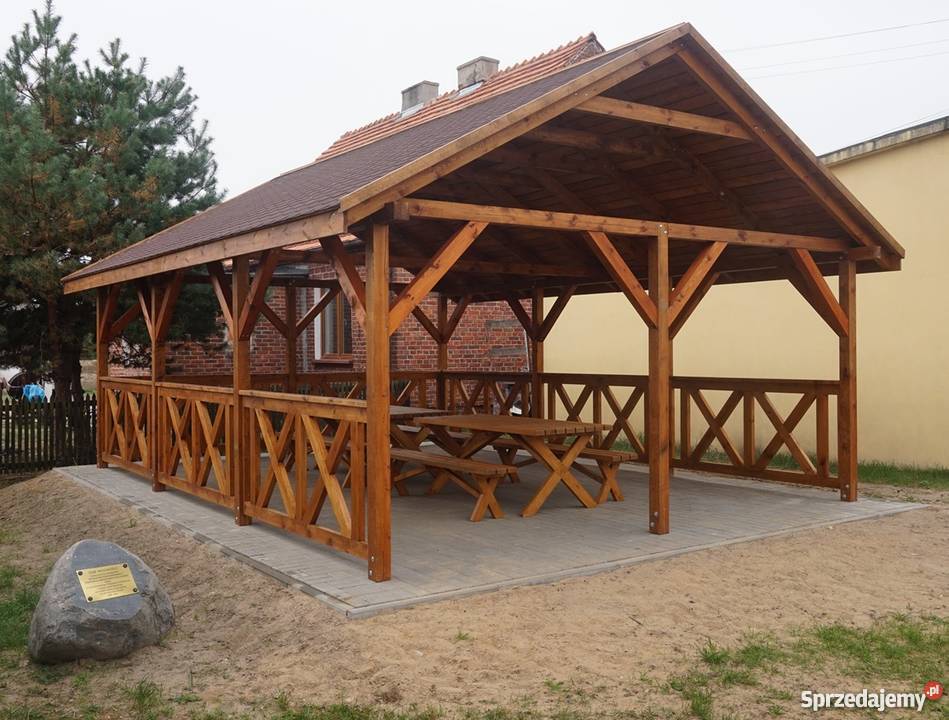 Altana Wiata Meble ogrodowe Usługi stolarskie Architektura ogrodowa wielkopolskie Drzewce