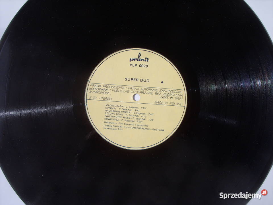 LP Jazz SUPER DUO 2 plyty winylowe płyta winylowa Wołów
