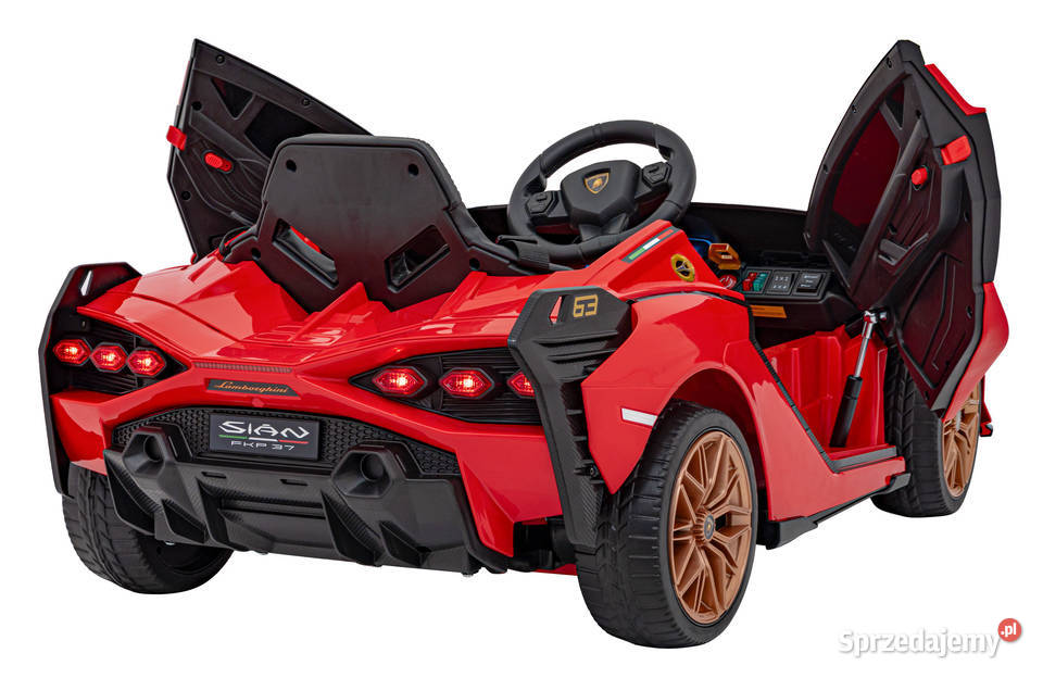 Lamborghini SIAN Czerwony Auto na Akumulator 12V Łopuszno