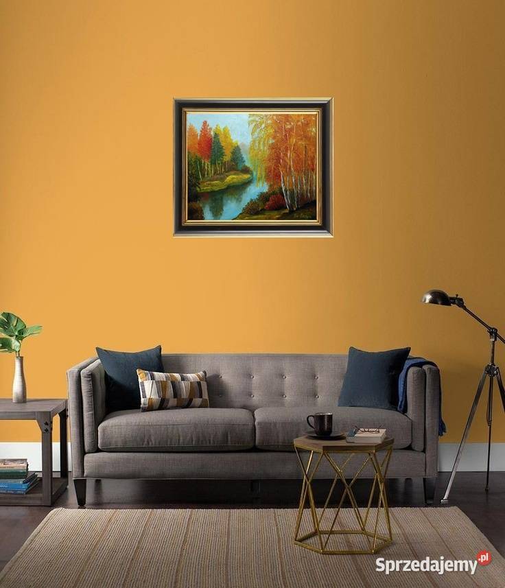 Obraz olejny Pejzaż jesienny lubelskie Lublin