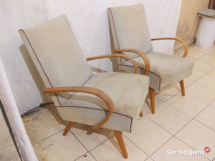 Stare fotele Czechosłowackie J Smidek model 53