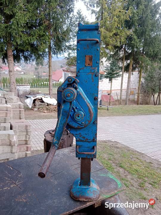 Podnośnik mechaniczny lewar kolejowy korbowy 10 Nozdrzec