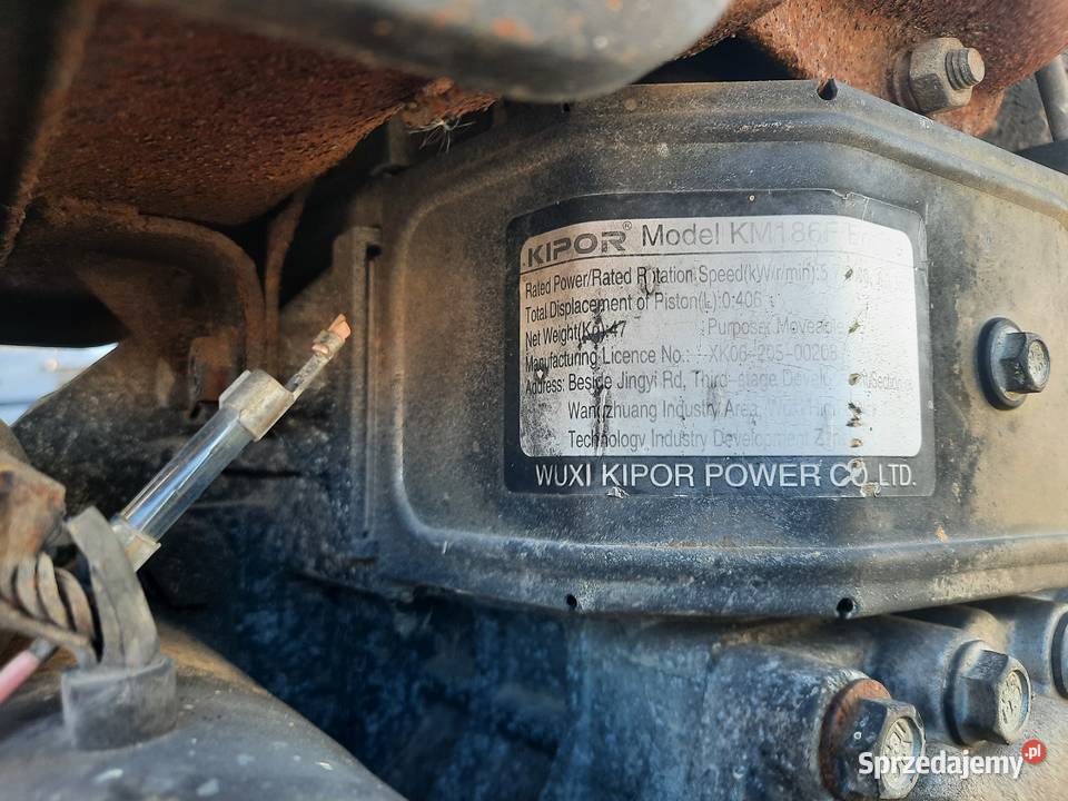 zagęszczarka KIPOR Model 186 L114 podkarpackie Dębica sprzedam