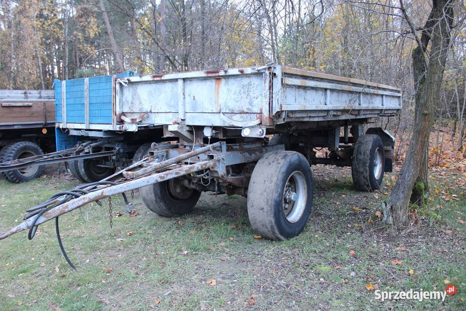 Przyczepa rolnicza wywrotka BRANDYS BSS 1612 12 nieuszkodzony Rusiec