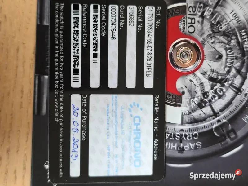 Zegarek ORIS AQUIS Automatic Stan Idealny