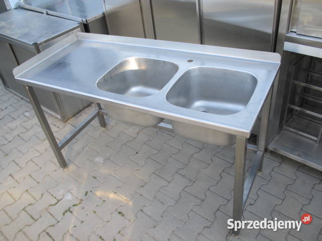 Zlew Gastronomiczny 2 Komorowy Stół Ze Zlewem Ostrów Wielkopolski sprzedam