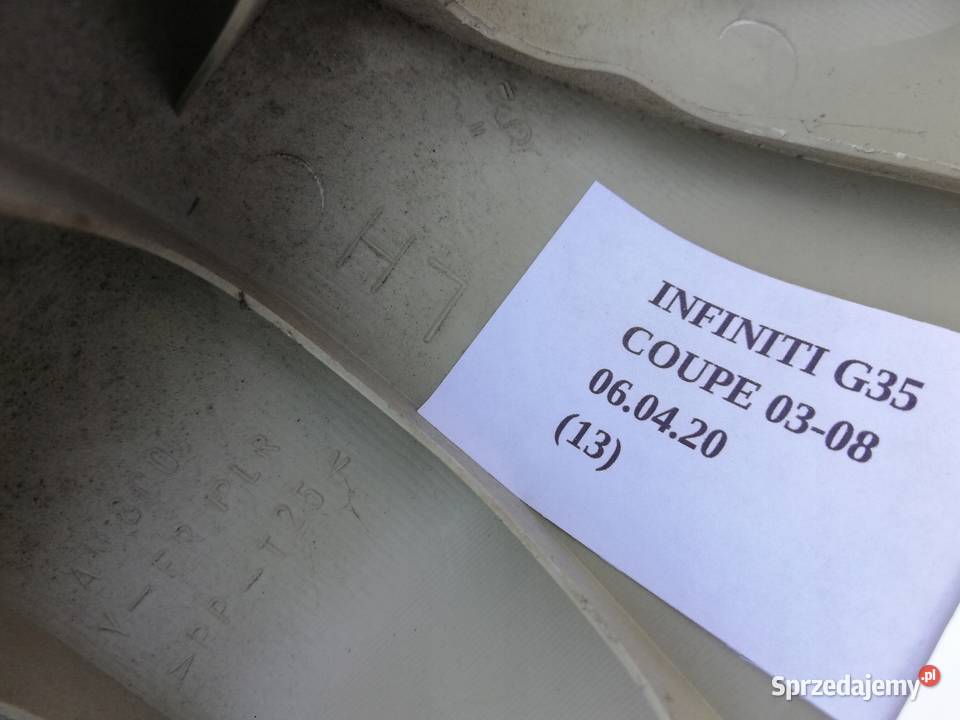 OSŁONA POSZYCIE SŁUPKA A INFINITI G35 COUPE Nowy Tomyśl sprzedam
