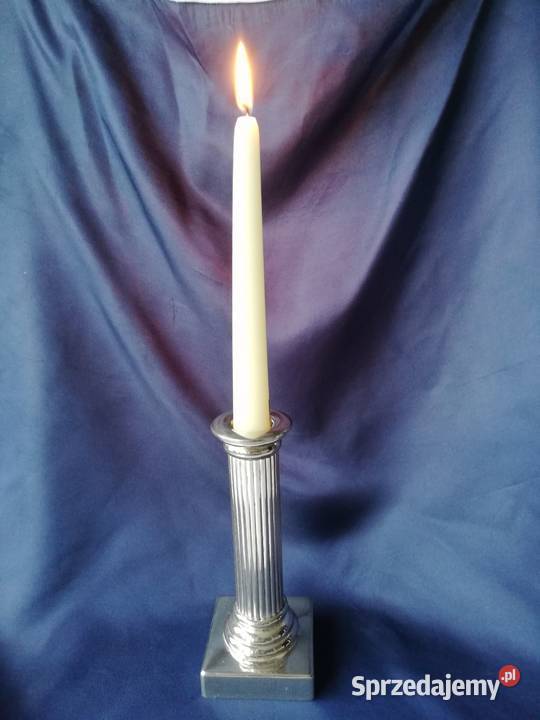świecznik plater srebrny Lublin