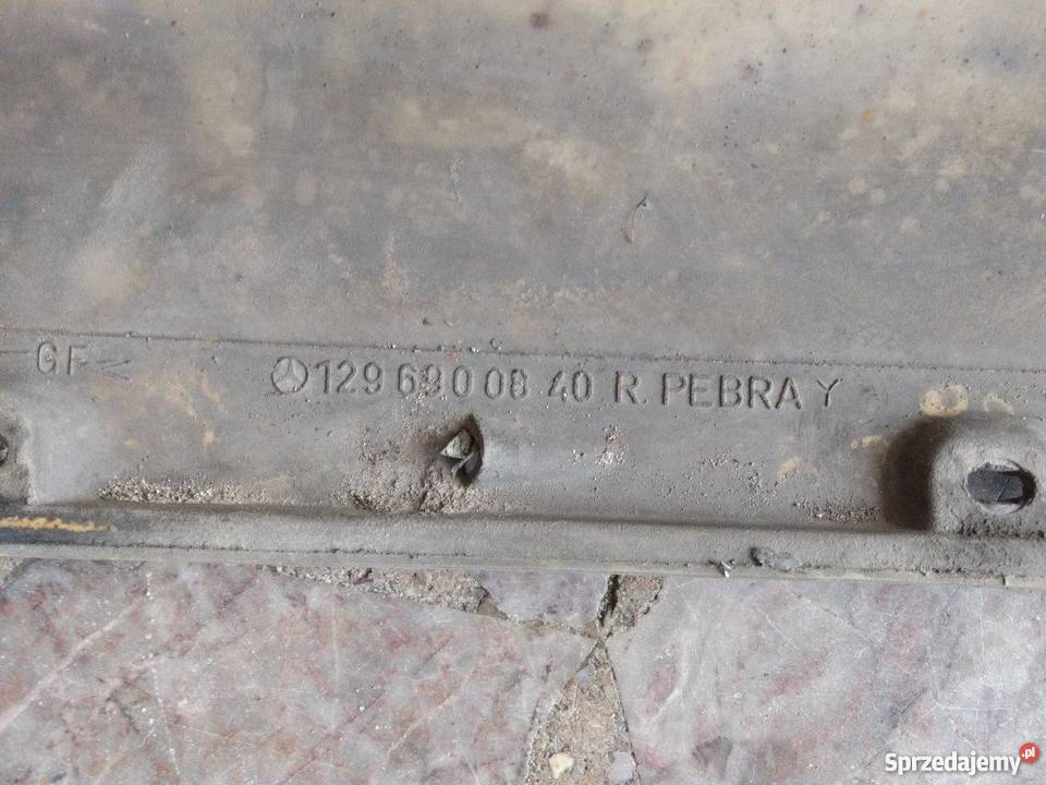 Osłona progu próg Mercedes W129 prawy 1296900840 wielkopolskie Skórzewo sprzedam