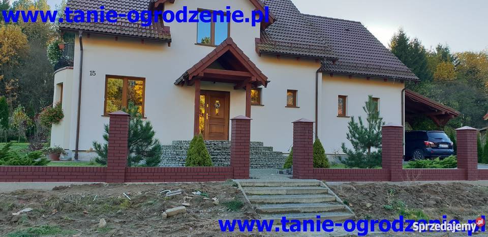 Ala klinkier słupki murki ogrodzenia imitacja sprzedam