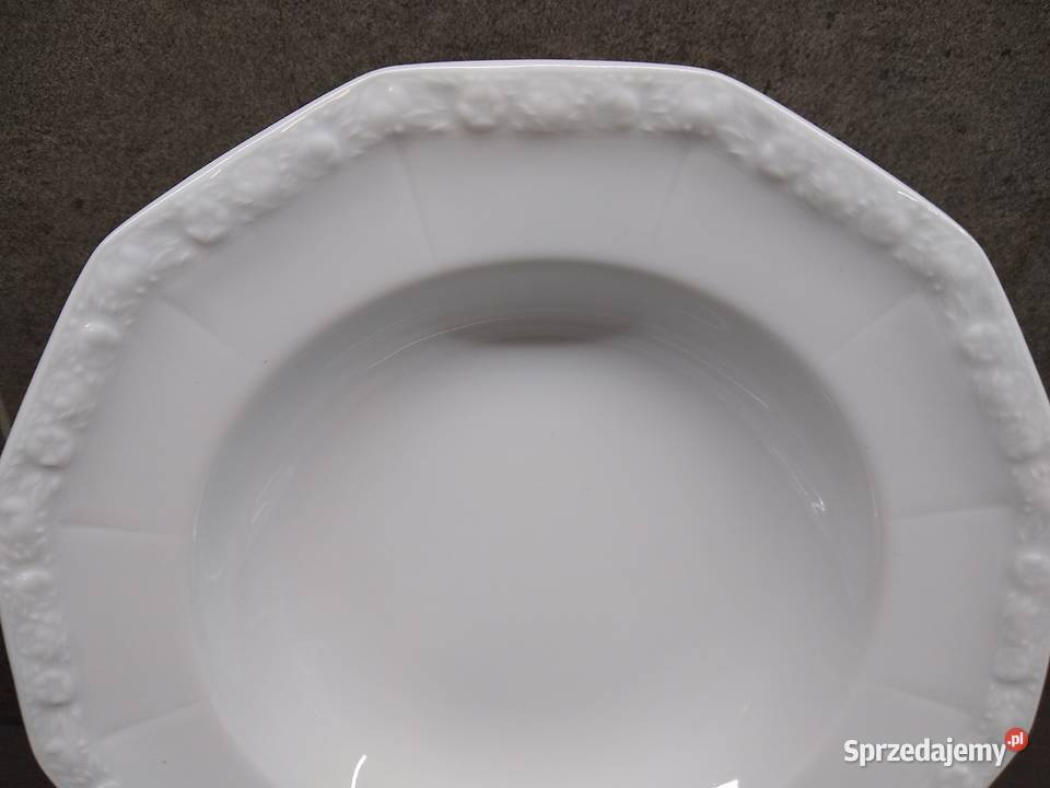 Talerz głęboki Rosenthal Biała Maria Classic 6 Porcelana i szkło Kalisz