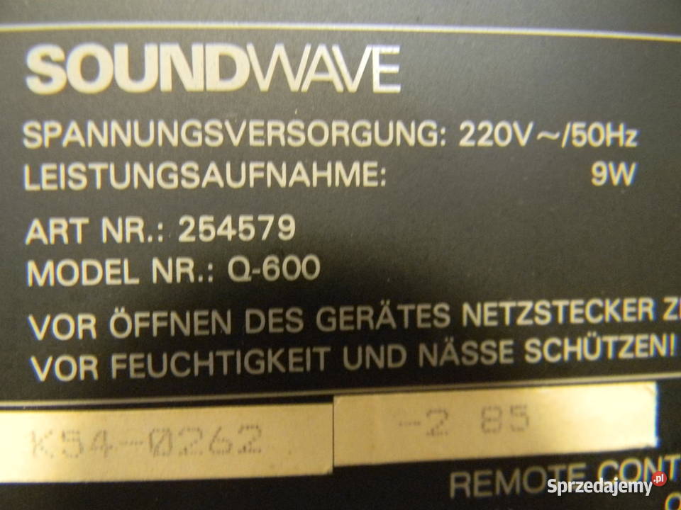 Tanio korektor graficzny z analizatorem widma Dębołęka sprzedam