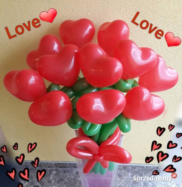 Walentynkowe bukiety balonowe Łódź