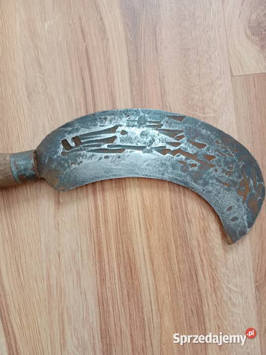 Stara maczeta kuta sygnowana antyk Miejsce Piastowe