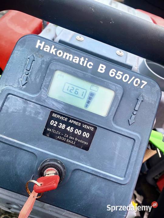 zamiatarko szorowarka HAKOMATIC B6507 produkcji Działoszyn