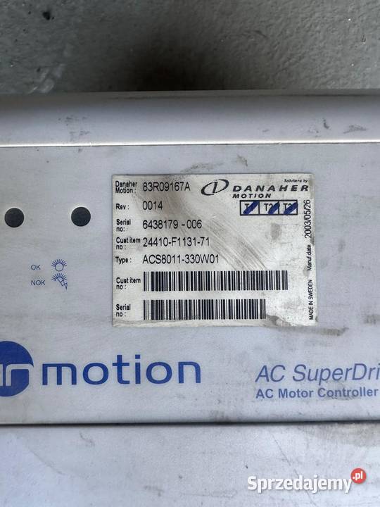 Controller Danaher 83R09167A ACS8011330W01
