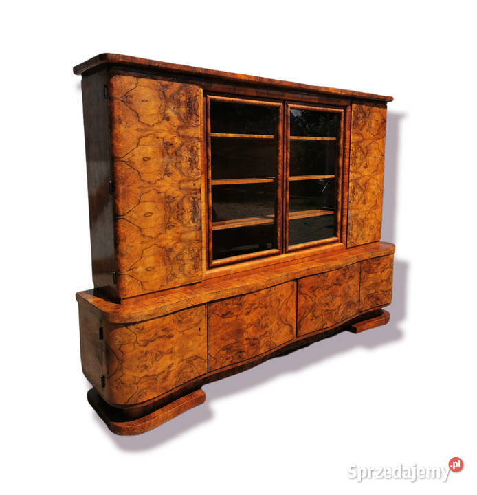 Komplet gabinetowy Art Deco z 1930 r biurko