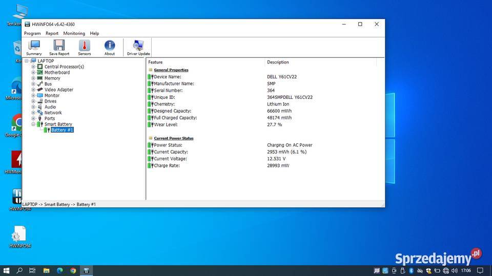 LAPTOP DELL LATITUDE E6230 i73rd 256SSD WIN10 Czytnik kart pamięci  Mrągowo