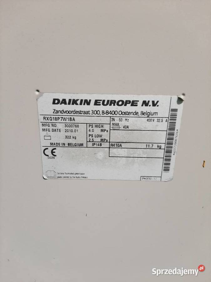 Nawiewnik klimatyzacji podsufitowy daikin mazowieckie Garwolin
