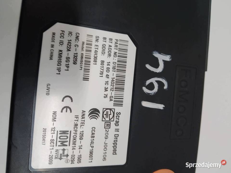 MODUŁ BLUETOOTH D1BT14D212GA Ford Kuga II 2012 Motoryzacja