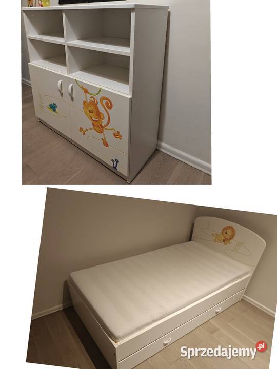 happy animals meblik w stanie łóżko komoda warmińsko-mazurskie Elbląg sprzedam