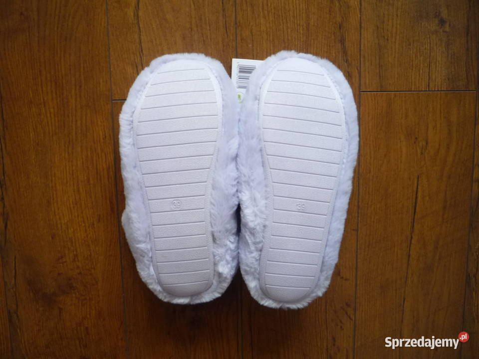 Nowe Cleve 3839 Kapcie damskie futerko lila Szczecin