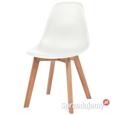 vidaXL Krzesła stołowe 2 białe