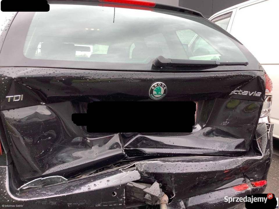 Skoda Octavia II LIFT 20 TDI DSG Uszkodzona Rok produkcji 2011 Siedlce