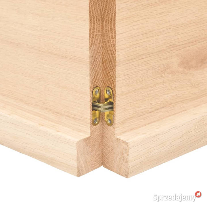 Blat stołu 120x60x24 surowe lite drewno dębowe Warszawa