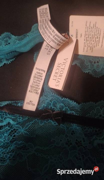 Zestaw biustonosz i majtki Victorias Secret 34D Biustonosze lubelskie Lublin sprzedam