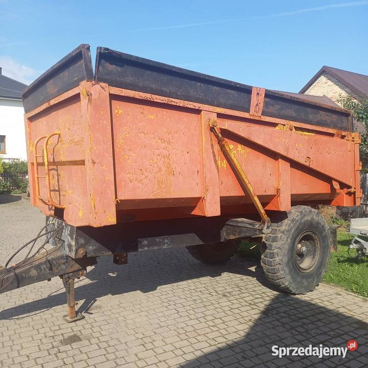 Przyczepa skorupowa 9 t nieuszkodzony