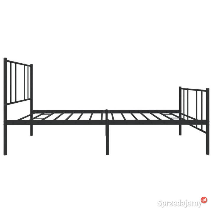 Łóżko Metalowe Czarne Rama Łóżka Ze Stelażem 90cm mazowieckie Warszawa sprzedam