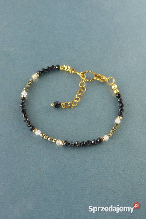 Bransoletka Czarny Turmalin Piryt Cytryn Energia pomorskie Słupsk