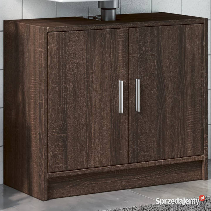 Szafka pod umywalkę brązowy dąb 63x29x55 Pozostałe Warszawa