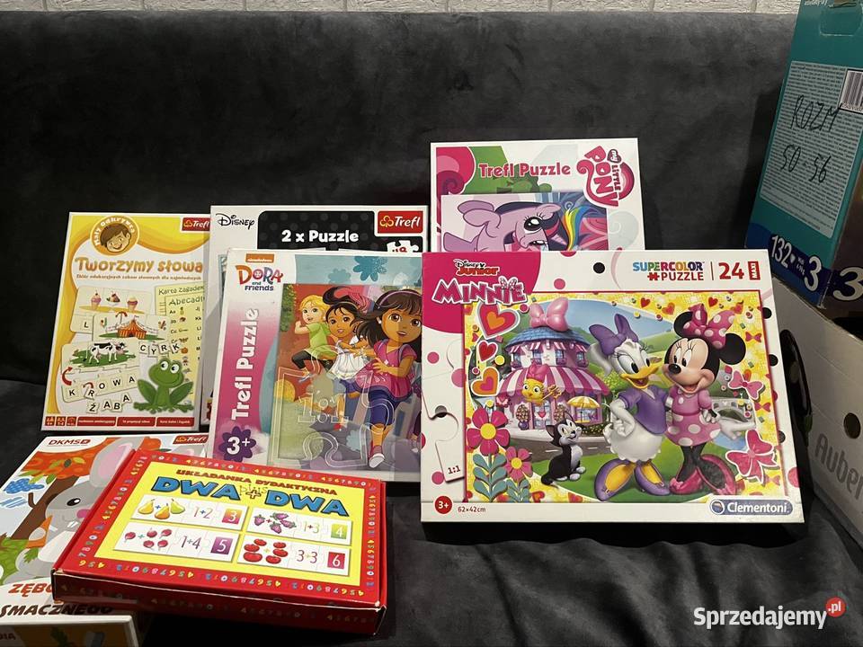 Zestaw puzle i gier dzieci