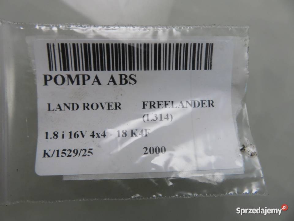 POMPA ABS LAND ROVER FREELANDER L314 SRB10123099 osobowe małopolskie sprzedam