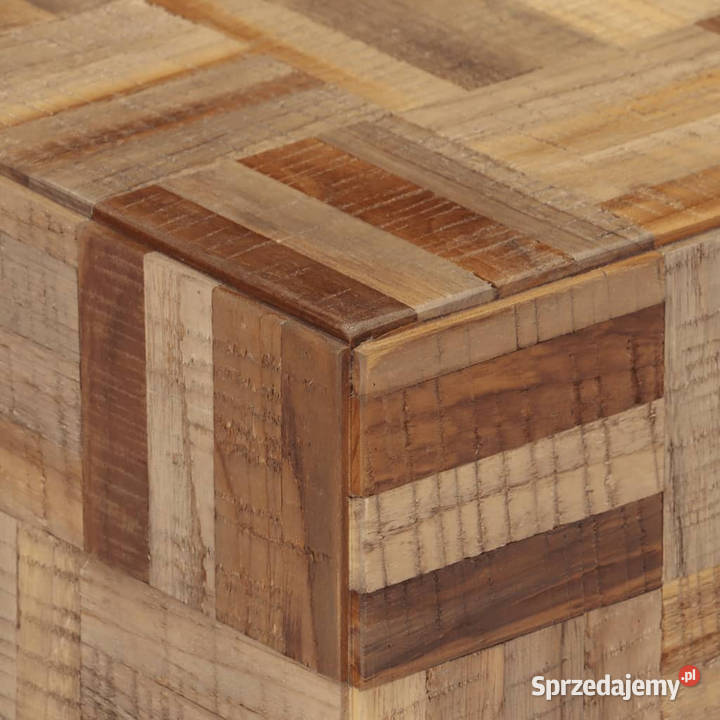 Stolik boczny 40x40x45 lite drewno tekowe z Warszawa
