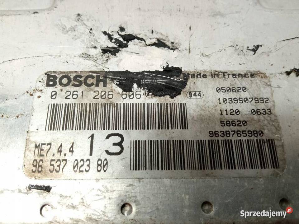 STEROWNIK SILNIKA 0261206606 9653702380 Peugeot