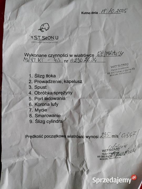 Hw 97kt weihrauch hw 97kt WST Słoniu Stan Kurier podkarpackie Rzeszów