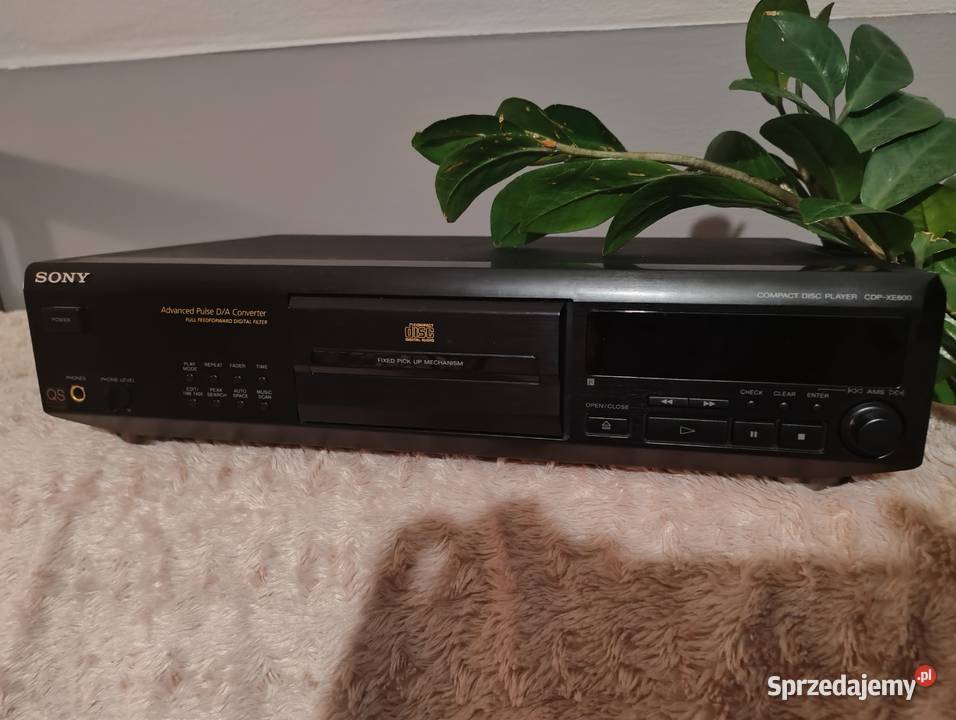 Odtwarzacz CD sony cdp xe 800 z pilotem podkarpackie Trzebuska