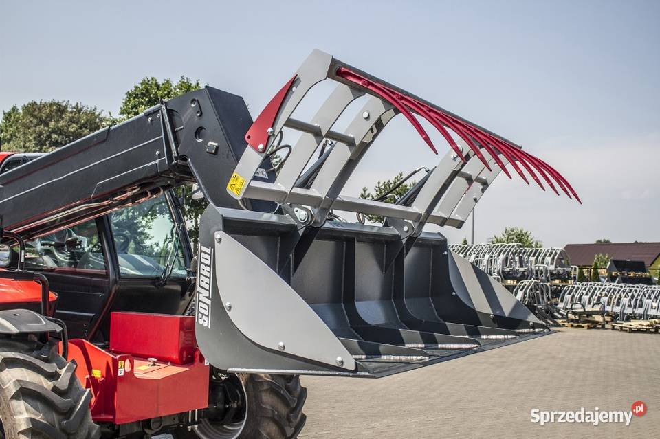 Chwytak łyżkokrokodyl do ładowarek teleskopowych Mroczków Duży sprzedam
