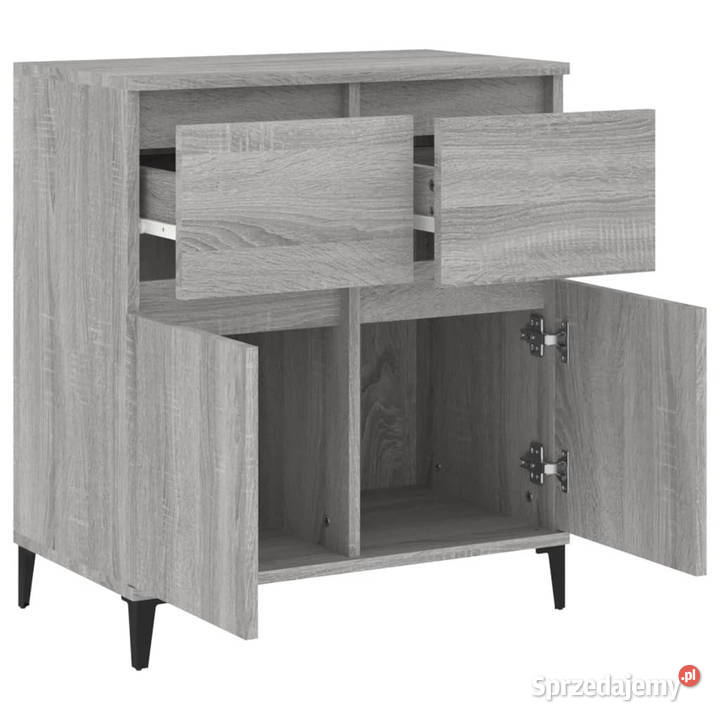 Komoda szary dąb sonoma 60x35x70 materiał Warszawa