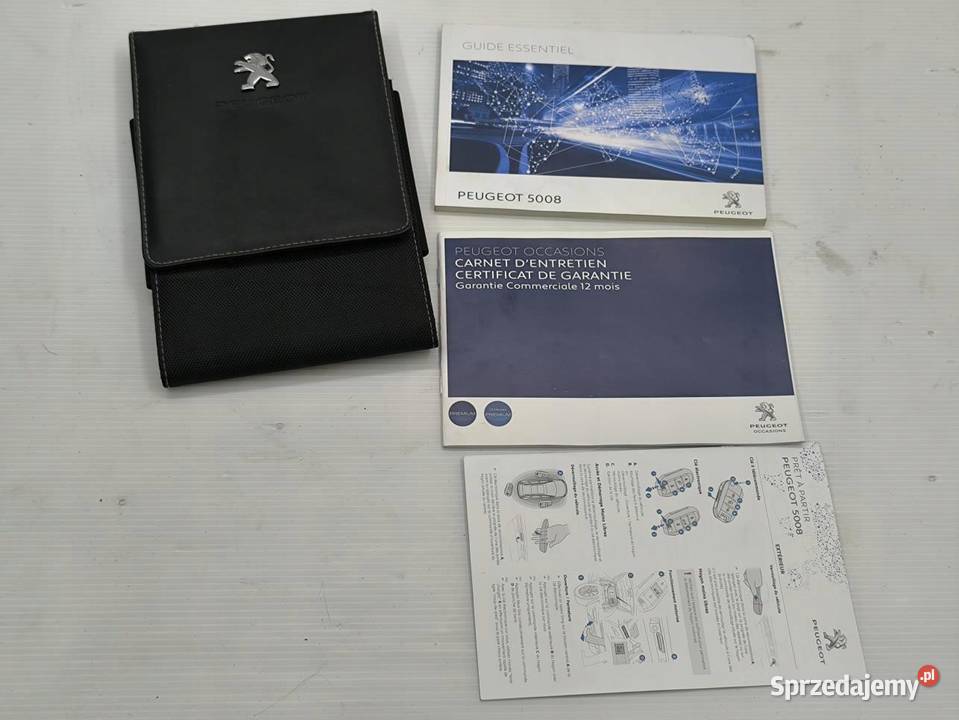 ETUI KSIAŻKA SERWISKOWA PEUGEOT 5008 II wielkopolskie sprzedam